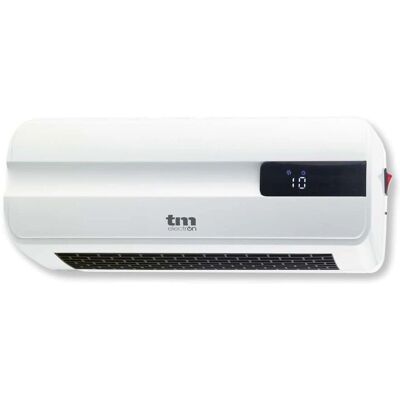 Riscaldatore elettrico da parete TM Electron 2000W Bianco/Nero - Riscaldamento Riscaldatore elettrico da parete TM Electron 2000W Bianco/Nero - Riscaldamento