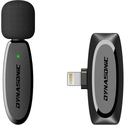 DYNASONIC DM-Pro 01 - Micrófono inalámbrico para iPhone DYNASONIC DM-Pro 01 - Micrófono inalámbrico para iPhone