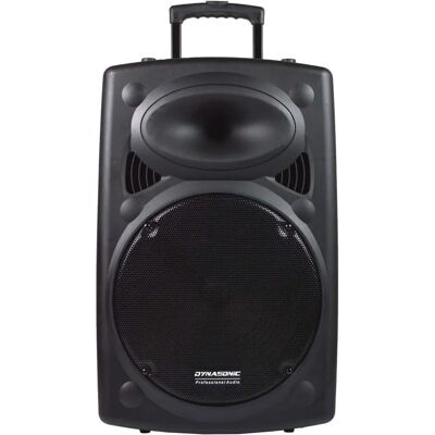 DYNASONIC Dynapro 15 - Bärbar högtalare - 800W - Bluetooth FM Radio Microphones DYNASONIC Dynapro 15 - Bärbar högtalare - 800W - Bluetooth FM Radio Microphones