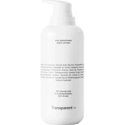 Transparent Lab AHA Body Lotion - Exfoliates & Moisturizes Transparent Lab AHA Body Lotion - Exfoliates & Moisturizes