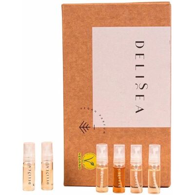 Set de Perfumes Veganos Delisea - Unisex - 6 Piezas Set de Perfumes Veganos Delisea - Unisex - 6 Piezas