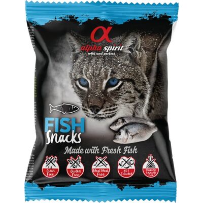 Snacks di pesce Alpha Spirit - Naturale, senza cereali per cani e gatti Snacks di pesce Alpha Spirit - Naturale, senza cereali per cani e gatti