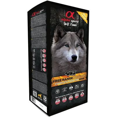 Alimento para perros Alpha Spirit - Pollo semi-húmedo y hueso de serrano Alimento para perros Alpha Spirit - Pollo semi-húmedo y hueso de serrano