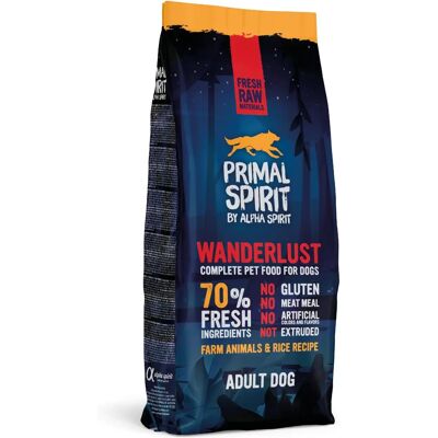 Primal Spirit 70% Wanderlust Hundfoder - Komplett & Glutenfritt Primal Spirit 70% Wanderlust Hundfoder - Komplett & Glutenfritt