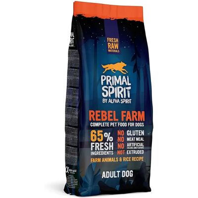 Primal Spirit Rebel Farm koiranruoka - Kana & Kala, Tasapainoinen, Gluteeniton 12kg Primal Spirit Rebel Farm koiranruoka - Kana & Kala, Tasapainoinen, Gluteeniton 12kg