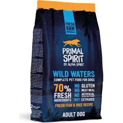 Primal Spirit Wild Waters Hundemat - 70% Färsk Fisk & Kyckling Primal Spirit Wild Waters Hundemat - 70% Färsk Fisk & Kyckling