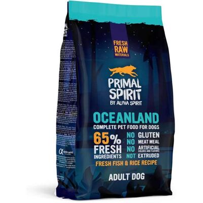 Primal Spirit Hundmat Oceanland 1kg - Torrfoder Primal Spirit Hundmat Oceanland 1kg - Torrfoder
