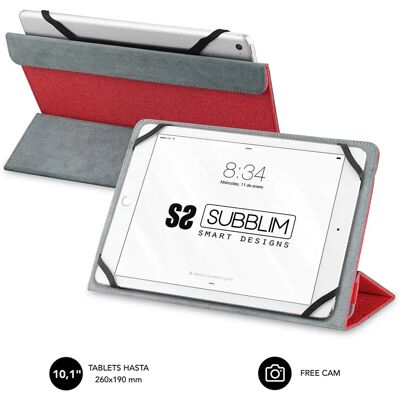 Funda para tablets Subblim SUB-CUT-2FC002 Universal 10,1” - Rojo Funda para tablets Subblim SUB-CUT-2FC002 Universal 10,1” - Rojo