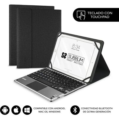 SUBBLIM SUB-KT2-BTP001 Clavier Bluetooth pour Tablette - Noir, 10,1" - Publicité SUBBLIM SUB-KT2-BTP001 Clavier Bluetooth pour Tablette - Noir, 10,1" - Publicité