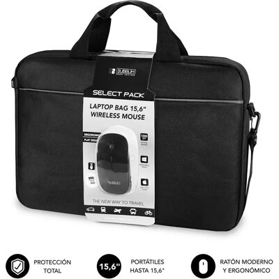 Étui pour ordinateur portable Subblim - 15,6 pouces noir - Unisexe - Publicité Étui pour ordinateur portable Subblim - 15,6 pouces noir - Unisexe - Publicité