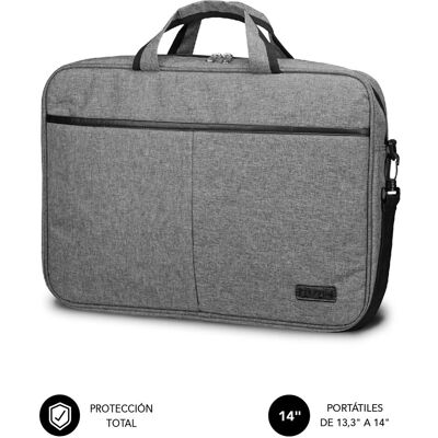 Subblim Graues Laptop-Tasche - 14" Wasserabweisend, 3 Fächer Subblim Graues Laptop-Tasche - 14" Wasserabweisend, 3 Fächer