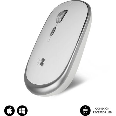Ratón Óptico Inalámbrico Subblim SUBMO-RFM0001 - Ambidiestro Ratón Óptico Inalámbrico Subblim SUBMO-RFM0001 - Ambidiestro