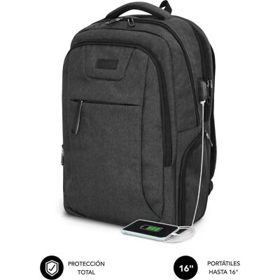 Subblim SUBBP-4PA2100 Rucksack - 16 Zoll, USB, Unisex Subblim SUBBP-4PA2100 Rucksack - 16 Zoll, USB, Unisex