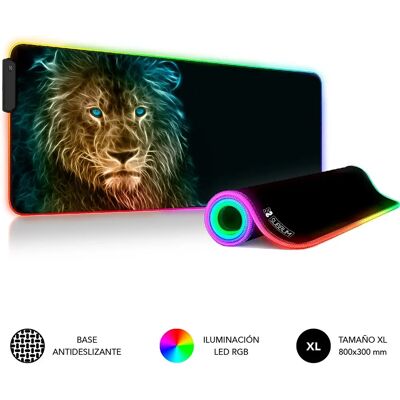 Tapete de rato para jogos Subblim SUBMP-02RGB10 Multicolor XL - Tapete para rato Tapete de rato para jogos Subblim SUBMP-02RGB10 Multicolor XL - Tapete para rato