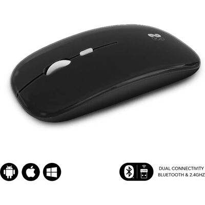 Subblim SUBMO-DFLAT20 Kabellose Maus - Beidseitig Kompakt Optisch 1600 DPI Subblim SUBMO-DFLAT20 Kabellose Maus - Beidseitig Kompakt Optisch 1600 DPI