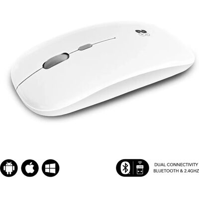 Subblim Submo-DFLAT21 Kabellose Bluetooth-Maus - Ambidextrous - 1600 DPI Subblim Submo-DFLAT21 Kabellose Bluetooth-Maus - Ambidextrous - 1600 DPI