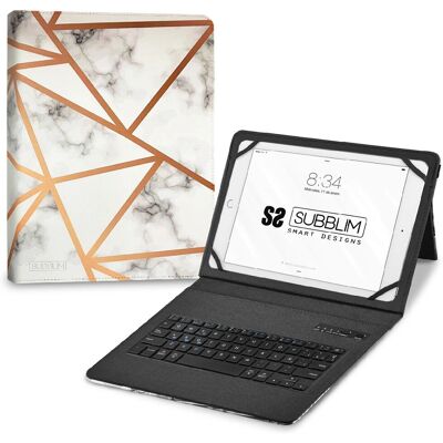 Clavier Bluetooth Subblim SUBKT5-BTTW10 Multicolore - QWERTY Sans Fil pour Tablette - Publicité Clavier Bluetooth Subblim SUBKT5-BTTW10 Multicolore - QWERTY Sans Fil pour Tablette - Publicité