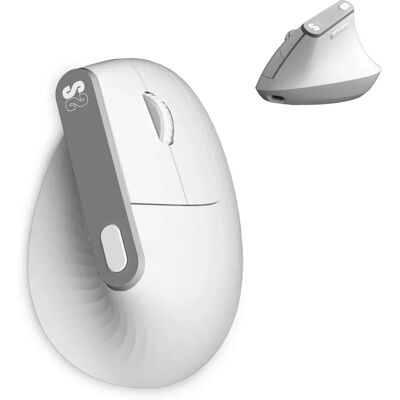 Souris Bluetooth SUBMO-EDNVW02 Blanche - Ergonomique 4000 DPI - Publicité Souris Bluetooth SUBMO-EDNVW02 Blanche - Ergonomique 4000 DPI - Publicité
