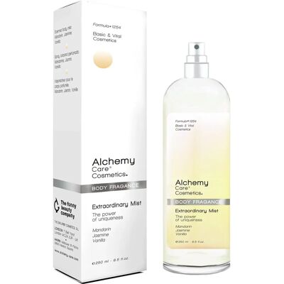 Alchemy Care Cosmetics Brume Corporelle - Floral & Fruity - 250ml - Type de Corps - Publicité Alchemy Care Cosmetics Brume Corporelle - Floral & Fruity - 250ml - Type de Corps - Publicité