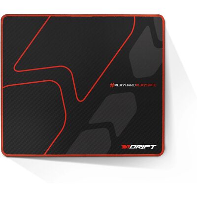 Alfombrilla de ratón para juegos DRIFT V2 - Negro, Rojo Alfombrilla de ratón para juegos DRIFT V2 - Negro, Rojo