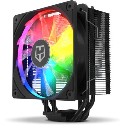 Cooler CPU NOX Hummer H-224 - RGB, Preto, 12cm Cooler CPU NOX Hummer H-224 - RGB, Preto, 12cm