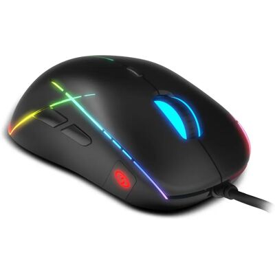 Souris Gaming Neon X50 Ozone - 6200 DPI, Ambidextre, ARGB - Publicité Souris Gaming Neon X50 Ozone - 6200 DPI, Ambidextre, ARGB - Publicité