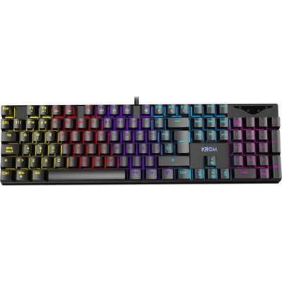 Clavier Gaming Mécanique RGB Krom Kasic - 105 Touches USB Clavier Gaming Mécanique RGB Krom Kasic - 105 Touches USB