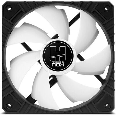 NOX Hummer H-FAN PRO Ventilador para gabinete de computador - 12cm, Preto/Branco NOX Hummer H-FAN PRO Ventilador para gabinete de computador - 12cm, Preto/Branco