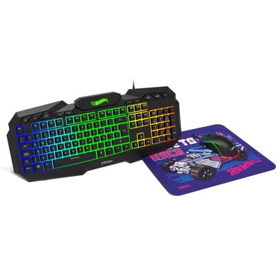 Krom KUSTOM Toetsenbord - Pack Gaming RGB USB Krom KUSTOM Toetsenbord - Pack Gaming RGB USB