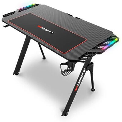 DRIFT DZ150 Noir - Bureau Gaming RGB Imperméable DRIFT DZ150 Noir - Bureau Gaming RGB Imperméable