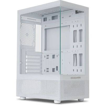 Nox Hummer Vision Vit - Mid Tower PC-chassi - Härdat Glas, Stort GPU-stöd Nox Hummer Vision Vit - Mid Tower PC-chassi - Härdat Glas, Stort GPU-stöd