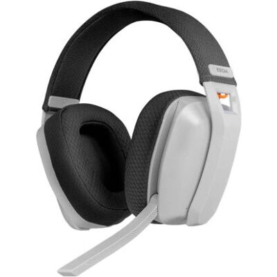 Krom Kanji Headset - Wireless & Wired Gaming Headphones - White Krom Kanji Headset - Wireless & Wired Gaming Headphones - White