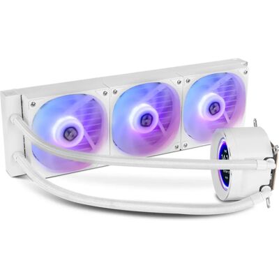 Cooler CPU NOX Hummer X-360 LCD - Branco Cooler CPU NOX Hummer X-360 LCD - Branco