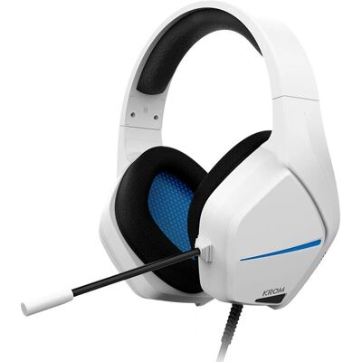 Krom Kopa Move Kabelgebunden Gaming-Headset - Stereo, Weiß Krom Kopa Move Kabelgebunden Gaming-Headset - Stereo, Weiß