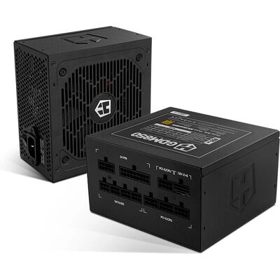 Nox GDM 850W Gold Voeding - ATX 3.1, Modulaire, Stil Nox GDM 850W Gold Voeding - ATX 3.1, Modulaire, Stil
