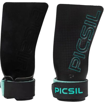 Protections de Poignet Falcon Grips - Émeraude - Fibre de carbone - Publicité Protections de Poignet Falcon Grips - Émeraude - Fibre de carbone - Publicité
