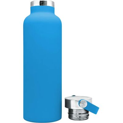 Nerthus - 1 - Chiusura termica a doppia parete per freddo e caldo, acciaio inossidabile blu 750ml Nerthus - 1 - Chiusura termica a doppia parete per freddo e caldo, acciaio inossidabile blu 750ml