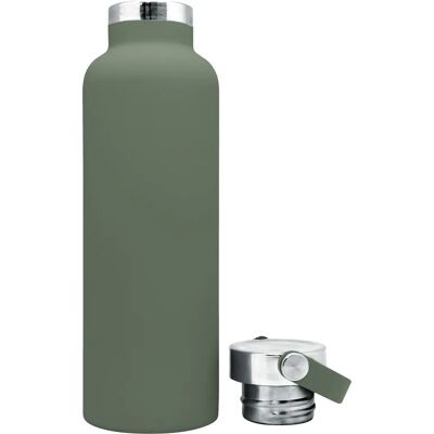 Bottiglia in Acciaio Inox Find It Import Export - 750ml Verde - Bottiglia Bottiglia in Acciaio Inox Find It Import Export - 750ml Verde - Bottiglia