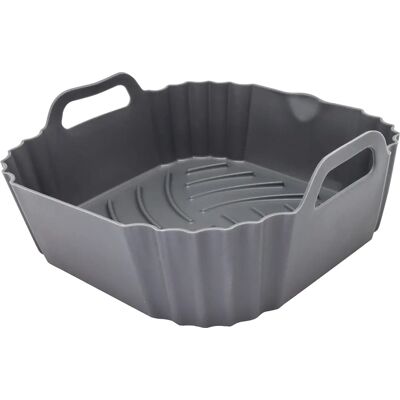 Vin Bouquet Bandeja de silicona reutilizable para freidora de aire 20 cm Vin Bouquet Bandeja de silicona reutilizable para freidora de aire 20 cm