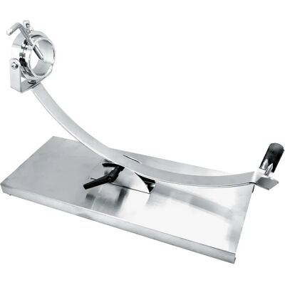 Vinbouquet - Support jambon oscillant avec tête pivotante - Base en acier inoxydable Vinbouquet - Support jambon oscillant avec tête pivotante - Base en acier inoxydable
