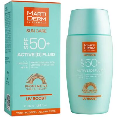 Martiderm Soin Solaire Active D Fluide SPF50+ 50ml - Crème solaire - Publicité Martiderm Soin Solaire Active D Fluide SPF50+ 50ml - Crème solaire - Publicité