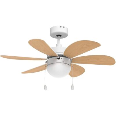 Ventilador de Techo Universal Blue Geneva 6030W - Aspas Reversibles y Luz Ventilador de Techo Universal Blue Geneva 6030W - Aspas Reversibles y Luz