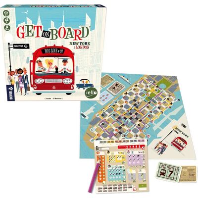 Devir Get On Board - Jogo de estratégia Nova York & Londres Devir Get On Board - Jogo de estratégia Nova York & Londres
