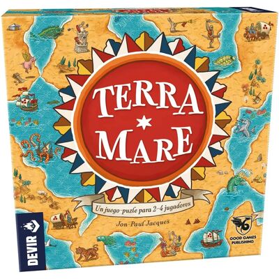 Devir Terra Mare Rosa - Jeu de Société pour 2-4 Joueurs - Publicité Devir Terra Mare Rosa - Jeu de Société pour 2-4 Joueurs - Publicité