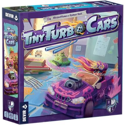 Devir Tiny Turbo Cars - Juego de Mesa - Carreras y Estrategia Devir Tiny Turbo Cars - Juego de Mesa - Carreras y Estrategia