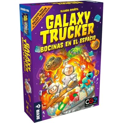 Devir Extension Galaxy Trucker - Cornes dans l'Espace - Jeu de Société - Publicité Devir Extension Galaxy Trucker - Cornes dans l'Espace - Jeu de Société - Publicité