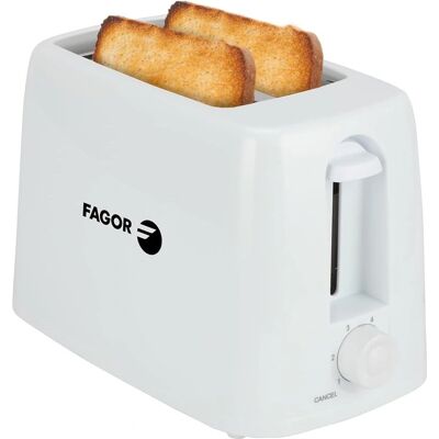 Fagor Flexitoast Toaster - 2 Fächer, 650W, 6 Bräunungsstufen Fagor Flexitoast Toaster - 2 Fächer, 650W, 6 Bräunungsstufen