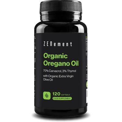 Olio di origano biologico Zenement 120 softgels - Integratore alimentare Olio di origano biologico Zenement 120 softgels - Integratore alimentare