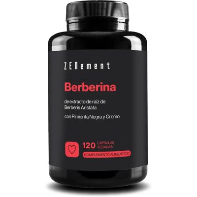 Zenement Berberin 500mg - Berberis aristata Extrakt - Blutzucker Unterstützung - 120 Kapseln Zenement Berberin 500mg - Berberis aristata Extrakt - Blutzucker Unterstützung - 120 Kapseln