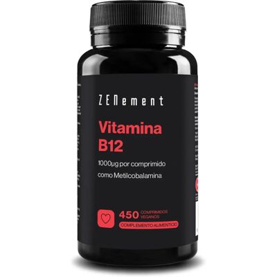 ZENEMENT Vitamina B12 Metilcobalamina 1000μg - Suplemento para Energia & Imunidade ZENEMENT Vitamina B12 Metilcobalamina 1000μg - Suplemento para Energia & Imunidade